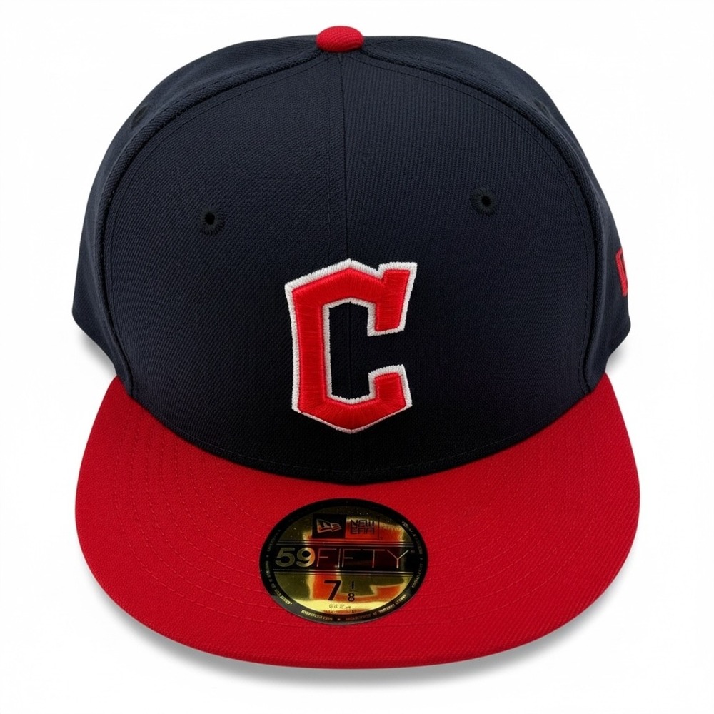 Cleveland‎ Guardians Hat New Era 59FIFTY MLB Baseball Fitted Men Size 7 1/8 NWT